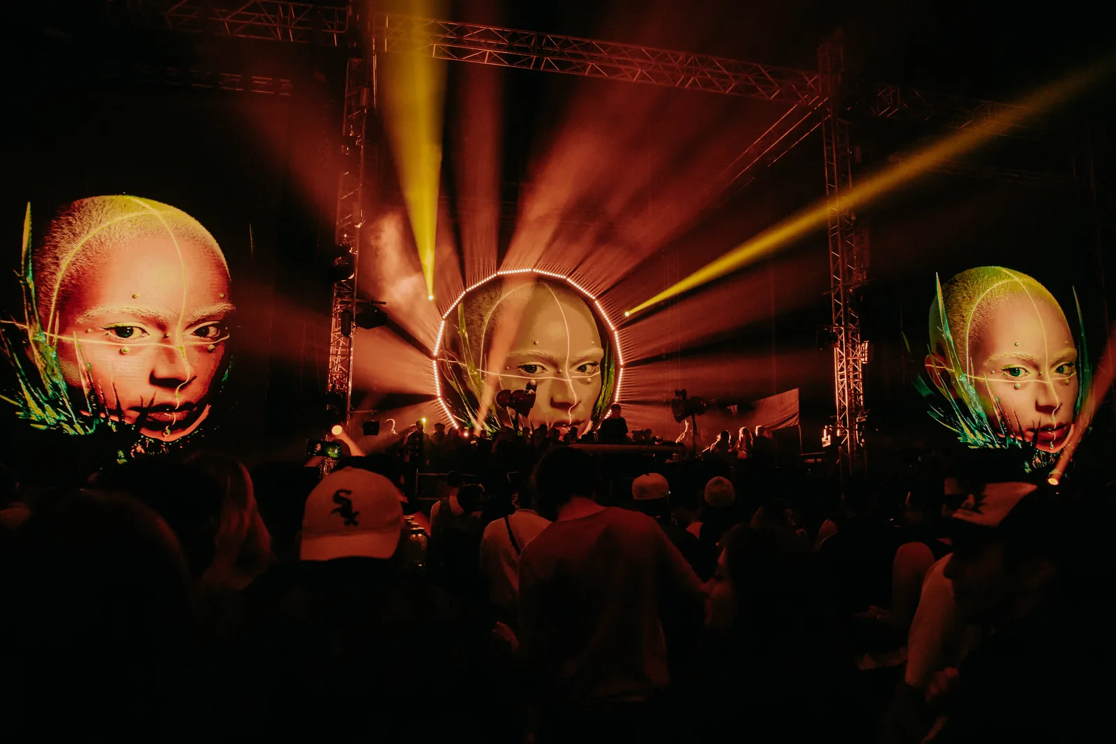 A Candy Flip Fest crowd, Colombia, September 2023